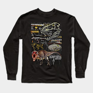 Tyrannosaurus profile Long Sleeve T-Shirt